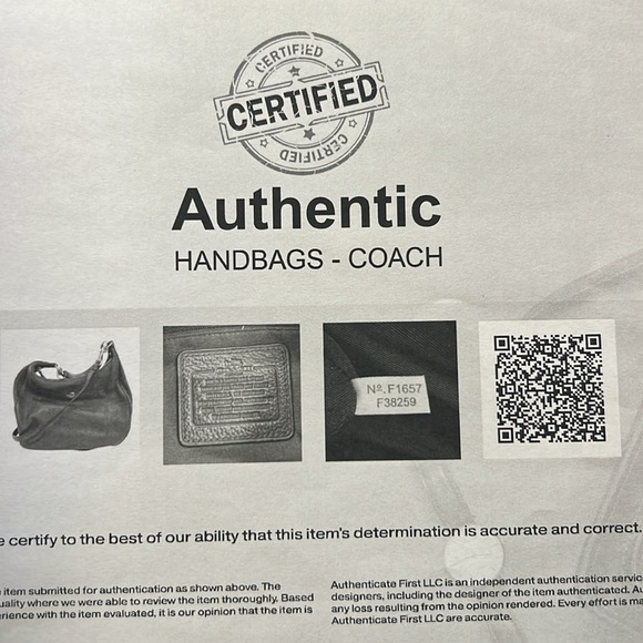 COACH F38259 leather LARGE HARLEY HOBO SHOULDER BAG. Authentic - Picture 11 of 11